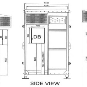 T-Cube One-Rack Drawing